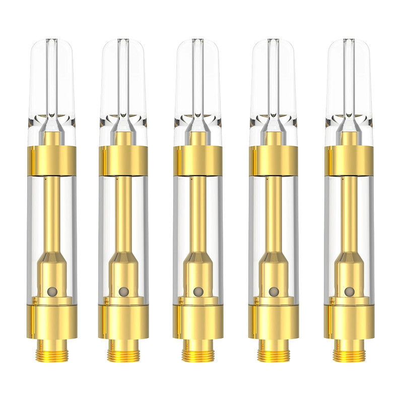 Vente en gros 0.5mL 0.8mL 1.0mL 510 rechargeable Distillate Delta 8 9 THC Cartouche Fabrique directement avec LOGO