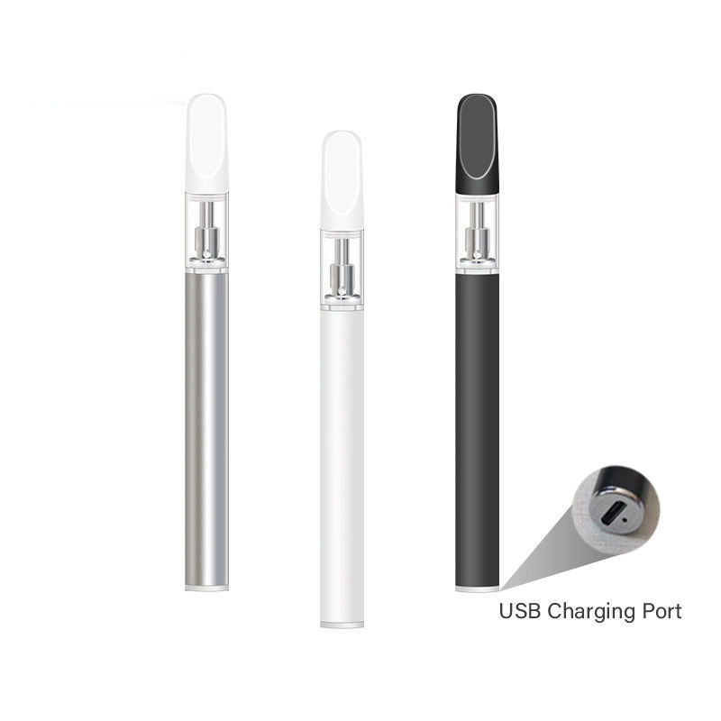 Marque 0.3ml 0.5ml 1.0ml CBD à usage unique Dab Distillate Vape Pen Kit Fabrique directement avec bobine en céramique