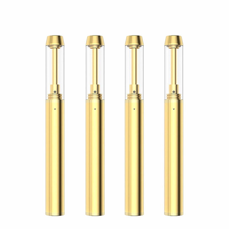 0.5/1.0/2.0mL d'huile de CBD à pointe d'or Vape Pen avec bobine céramique