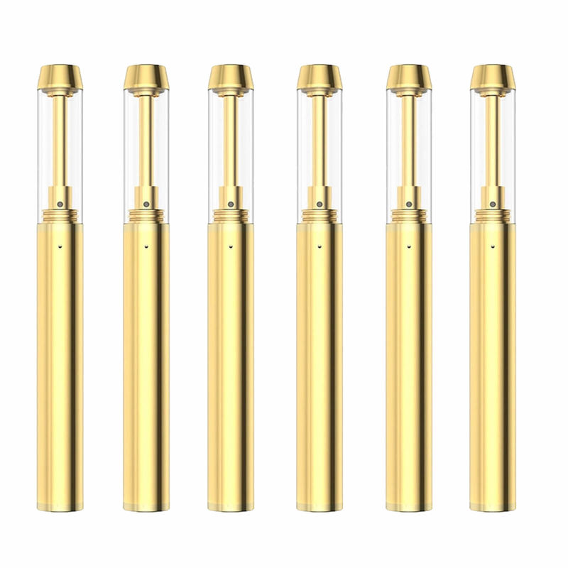 0.5/1.0/2.0mL d'huile de CBD à pointe d'or Vape Pen avec bobine céramique