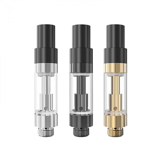 cartouche d'huile de 1000mg Cbd - bobine en céramique, couleur de Gold&Silver&Black, trou d'huile de la prise 2.0mm*4